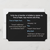 ヘケイト·招待状の集異教の会 招待状 (裏面)