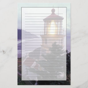 ヘケタのオレゴン州沿岸の霧の多い日 便箋