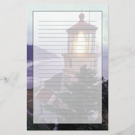 ヘケタのオレゴン州沿岸の霧の多い日 便箋 (正面)