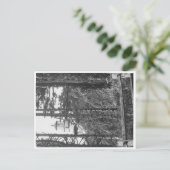 ヘケタヘッドライトハウスポストカードb&w ポストカード (スタンド正面)