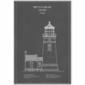 ヘケタヘッドライトハウス – オレゴン – PD シール (正面)