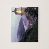 ヘケタ島のオレゴン沿岸の霧の多い日 ジグソーパズル (縦)