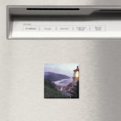 ヘケタ島のオレゴン沿岸の霧の多い日 マグネット (インサイチュ (食洗機))