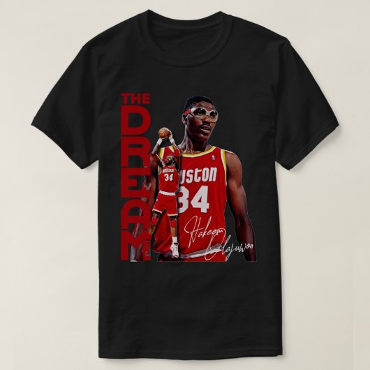 ヘケムザドリームHommage a Olajuwon Tシャツ (デザイン正面)