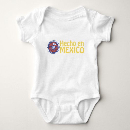 ヘコエンメキシコ ベビーボディスーツ (正面)
