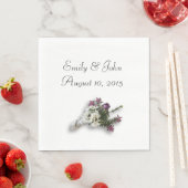 ヘザーとレース スタンダードランチョンナプキン (インサイチュ)