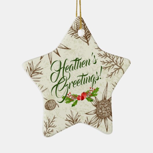 ヘザーズグリーティングスアサイストオーナメント セラミックオーナメント (右)