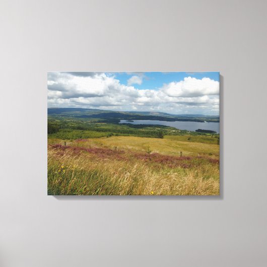 ヘザーバイザレイク キャンバスプリント (正面)