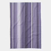 ヘザーパープルストライプズ キッチンタオル (縦)