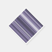 ヘザーパープルストライプズ スタンダードカクテルナプキン (角)