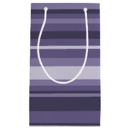 ヘザーパープルストライプズ スモールペーパーバッグ