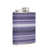 ヘザーパープルストライプズ フラスク (右)