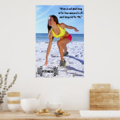 ヘザープレスコットフィットネスプリント ポスター (キッチン)