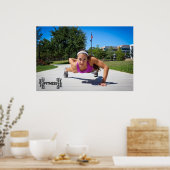 ヘザープレスコットフィットネスプリント ポスター (キッチン)