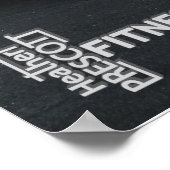 ヘザープレスコットフィットネス&パーソナルトレーナープリント ポスター (角)