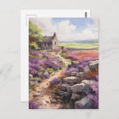 ヘザーモーランドアンドストーンハウスランドスケープ ポストカード (正面/裏面)