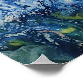 ヘザーワイカフ抽象芸術 ポスター (角)