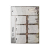 ヘザー幽霊ウィークリープランナー ノートパッド (回転)