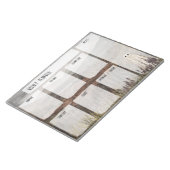 ヘザー幽霊ウィークリープランナー ノートパッド (アングル)