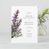 ヘザー招待状 招待状 (スタンド正面)