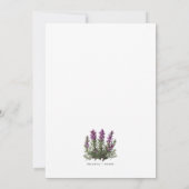 ヘザー招待状 招待状 (裏面)