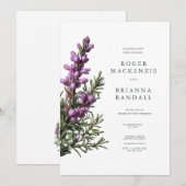 ヘザー招待状 招待状 (正面/裏面)