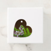 ヘザー春の花の常緑開花紫色の白 フェイバータグ (インサイチュ)