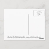 ヘザー – ゴシック猫の魔女はがき ポストカード (裏面)