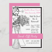 ヘザー·ヘンリーのコンページフランスのェント派遣 招待状 (正面/裏面)