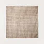 ヘシアンのサッククロス、織りテクスチャの背景。 タペストリー (正面(横))