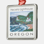 ヘシータ灯台 メタル オーナメント (左)