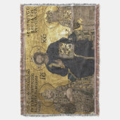 ヘジアソフィア毛布のイエス・モザイク スローブランケット (正面縦)