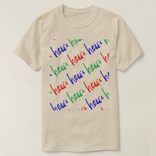 ヘスのTシャツ Tシャツ (デザイン正面)