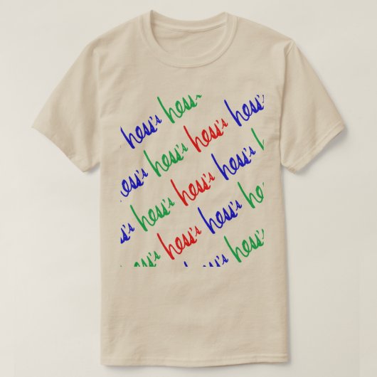 ヘスのTシャツ Tシャツ (デザイン正面)
