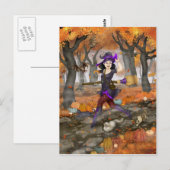 ヘスターの秋の冒険 ポストカード (正面/裏面)