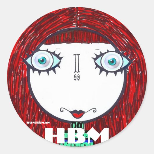 ヘスターベッシーのメッツのシール ラウンドシール (正面)