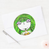 ヘスターベッシーMETTSスタンプ ラウンドシール (封筒)