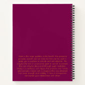 ヘスティア、ハースの女神 ノートブック (裏面)