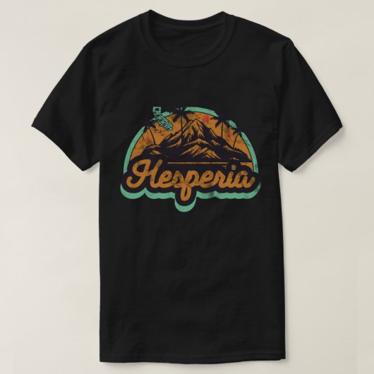 ヘスペリア カリフォルニア Tシャツ (デザイン正面)