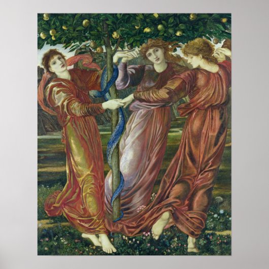 ヘスペリデスの庭， 1869年～73年 ポスター (正面)