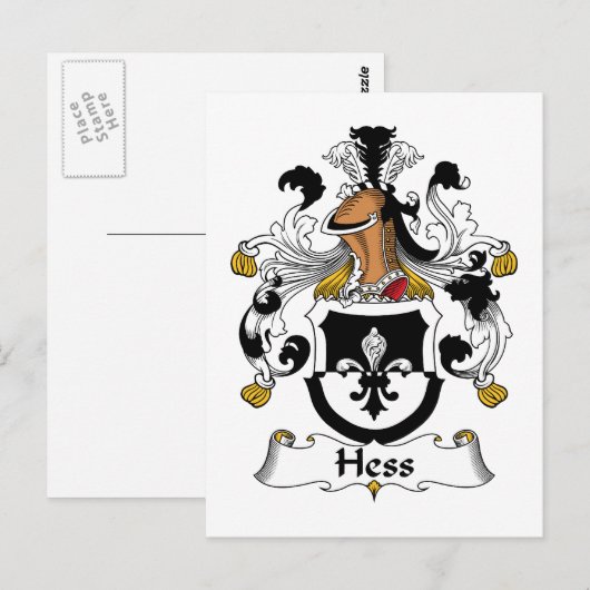 ヘス家紋 ポストカード (正面/裏面)
