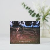 ヘス将軍が負傷した場所 ポストカード (スタンド正面)