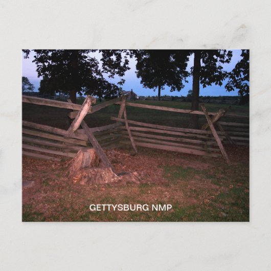 ヘス将軍が負傷した場所 ポストカード (正面)