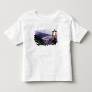 ヘセタ・ヘッド・ライトハウス沿いのオレゴン州の海岸の霧の1日 トドラーTシャツ
