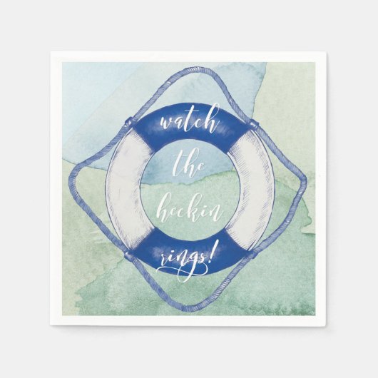 ヘッキンリングを見ろ！紙ナプキン スタンダードカクテルナプキン (正面)