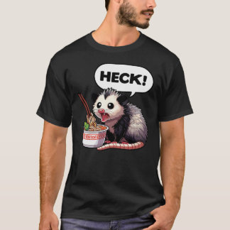 ヘックオポッサム食べラーメン Tシャツ