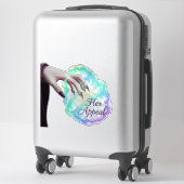 ヘックスアピール – 魔法と気分のためのウィッチーのステッカー シール (スーツケース)