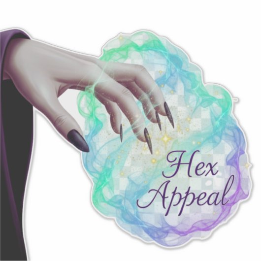 ヘックスアピール – 魔法と気分のためのウィッチーのステッカー シール (正面)