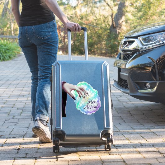 ヘックスアピール – 魔法と気分のためのウィッチーのステッカー シール (スーツケースインサイチュ)