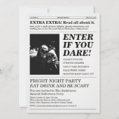 ヘックスプレス新聞のハウスパーティーは心霊現象が起こる 招待状 (裏面)